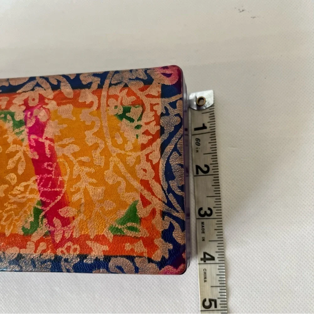 Vintage Purple Orange Decorative Jewelry Box